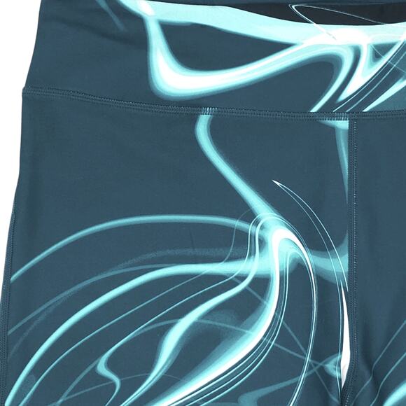 Fabletics Leggings Womens 1X Blue High Waist Cherise Powerhold Mesh Wavelength - Picture 3 of 12